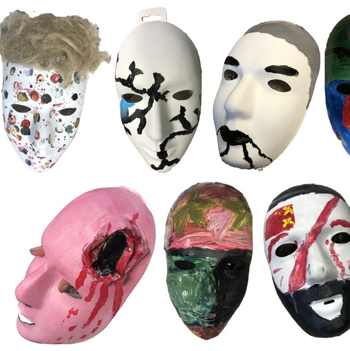 2020. Atelier masques. Strasbourg. Collège Twinger